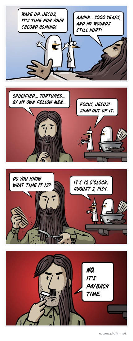 Jesus gets payback