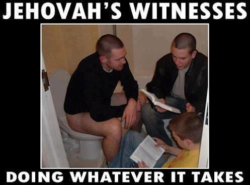 Jehovah's Witness doing it all