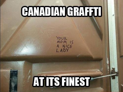 Canadian graffiti 