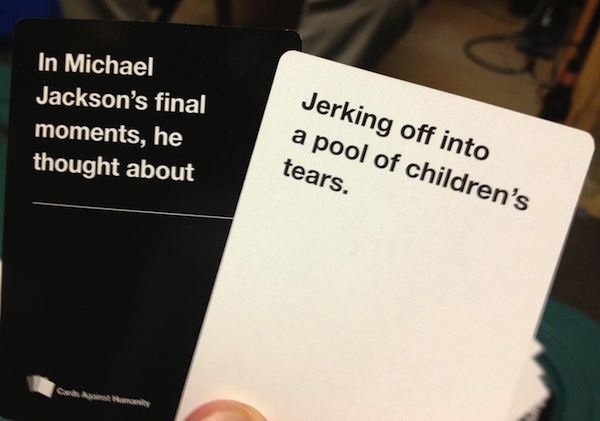 Cards against Michael Jackson