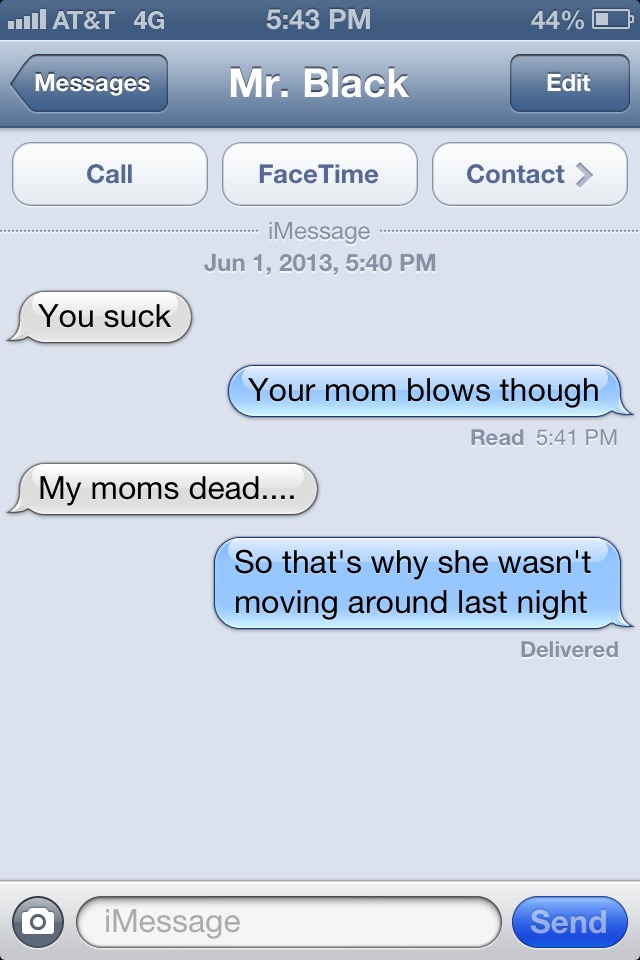 That's why she wasn't moving