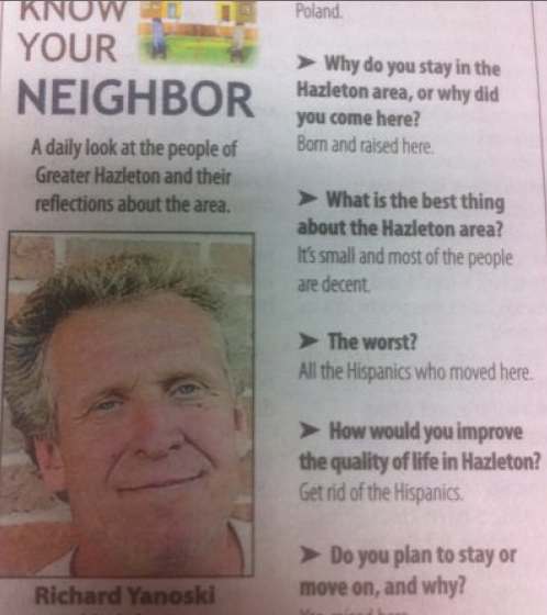 Get to know your neighbours