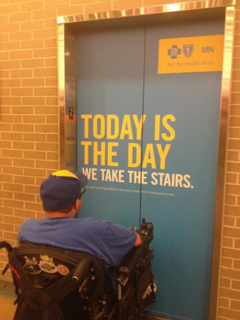 take the stairs