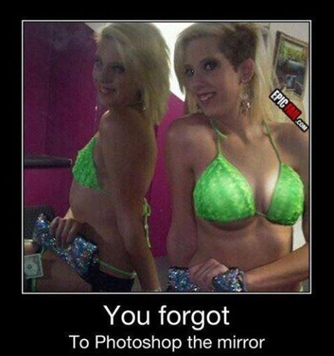Bad photoshop work