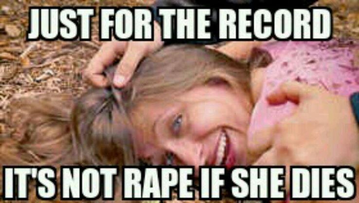 sick rape joke