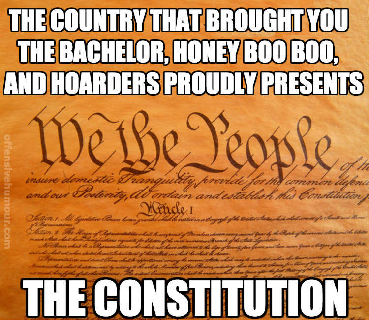 from the constitution to honey boo boo