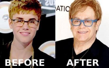 Bieber before and after