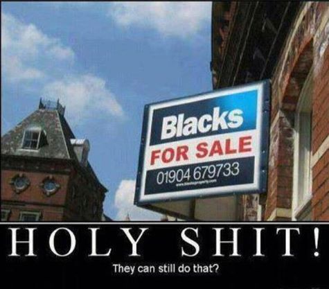 Blacks for sale joke