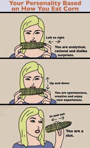 how women eat corn