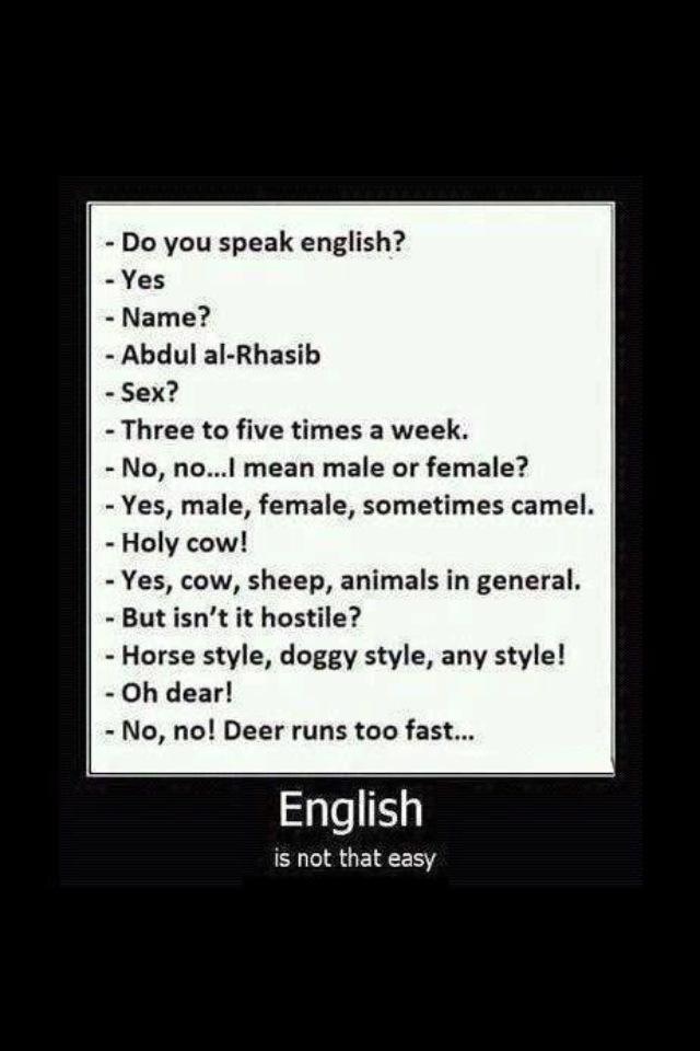 English, learn it