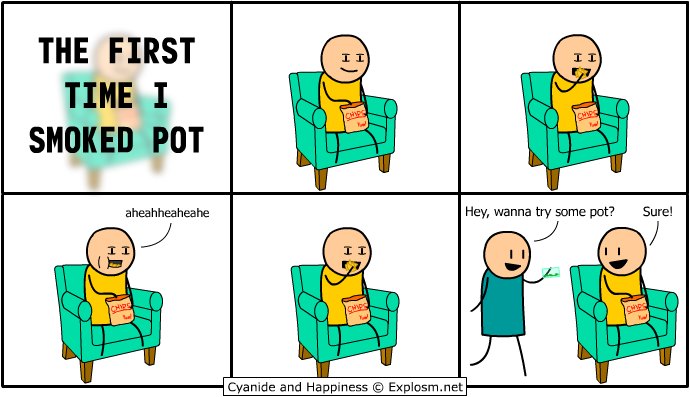 Cyanide and Happiness - Trying pot