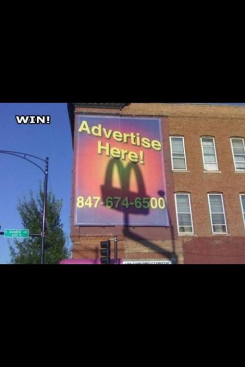 Free advertising for McDonalds
