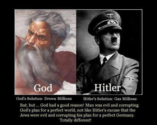 God versus Hitler