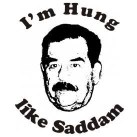 hung like Saddam