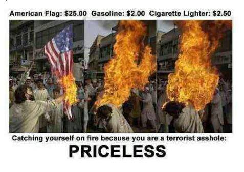 On fire, priceless