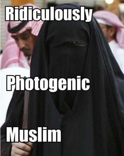 Photogenic muslim woman