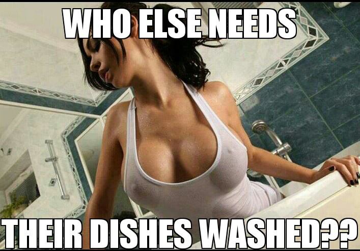 Who needs dishes washed?