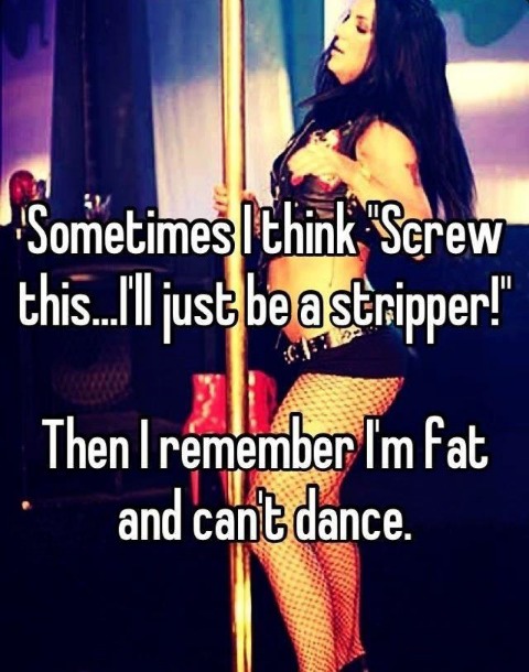 fat and can't dance