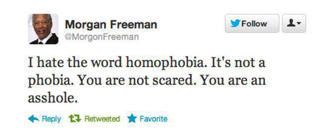 Homophobia is not a phobia