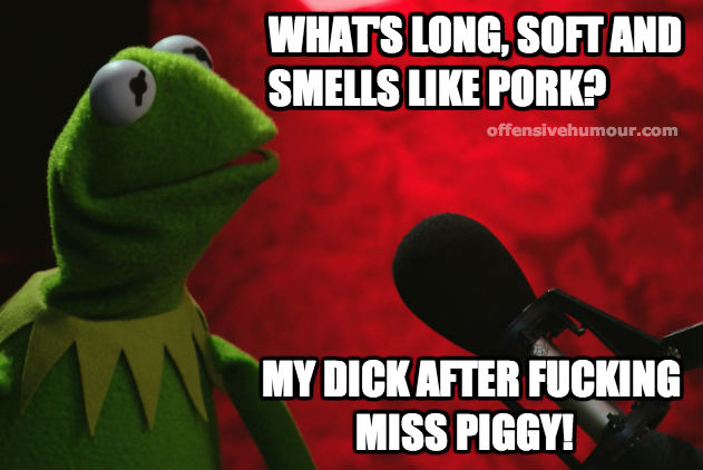Kermit and miss piggy joke