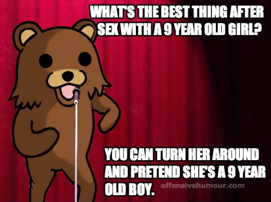 If pedobear was a standup comedian