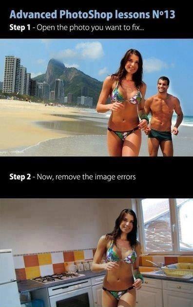 How to fix photo errors with photoshop