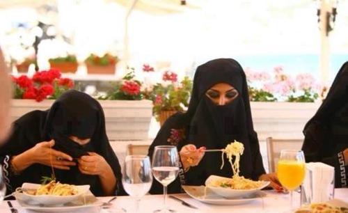 Pasta and a burka