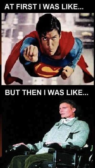 Superman: At first I was like...  