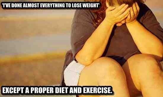 Proper diet and exercise fat joke