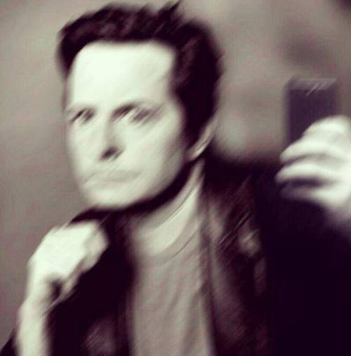 Michael J fox selfie