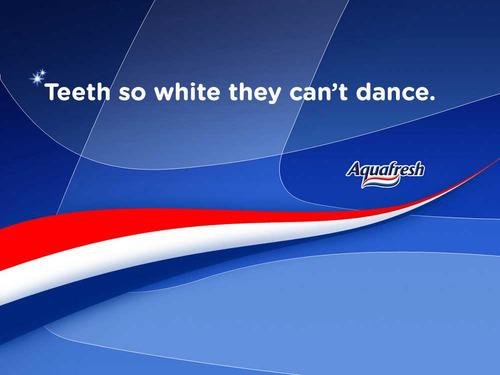 The new aquafresh slogan