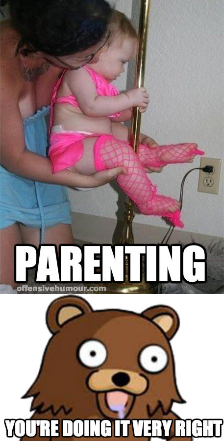 You're doing it right according to pedobear