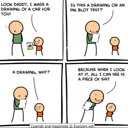 Cyanide and Happiness - Ink blot