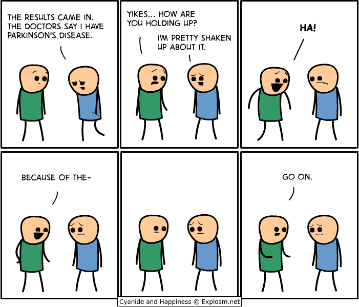 Cyanide and Happiness - Parkinsons