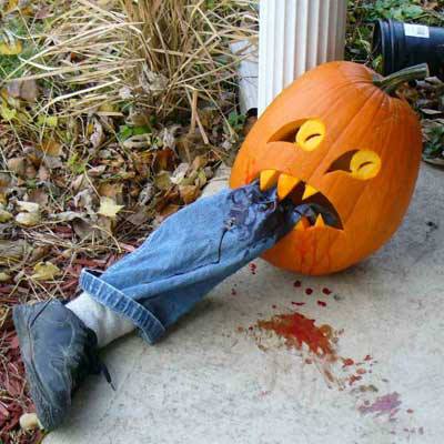 Hungry pumpkin