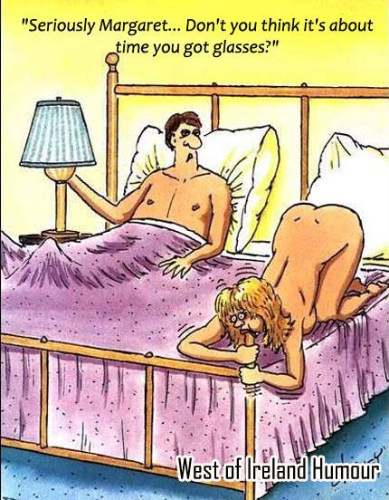 Wife needs glasses