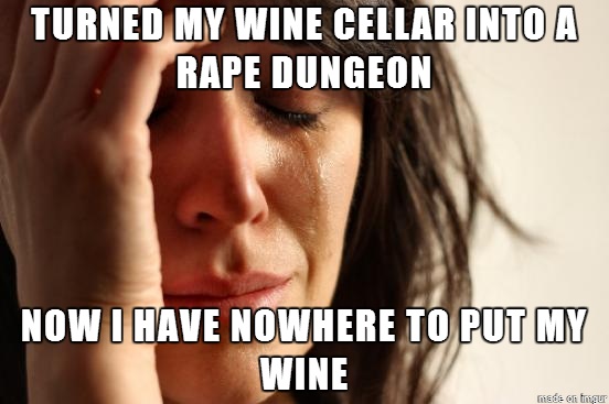 no place for her wine