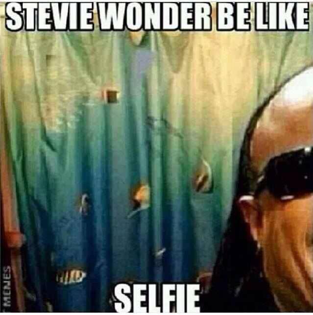 Stevie Wonder Selfie
