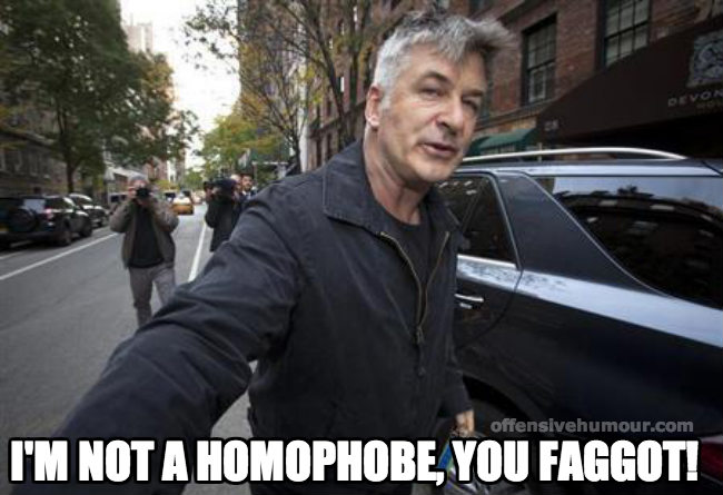 Alec Baldwin is a homophobe