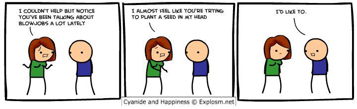 Cyanide and Happiness - Plant  a seed