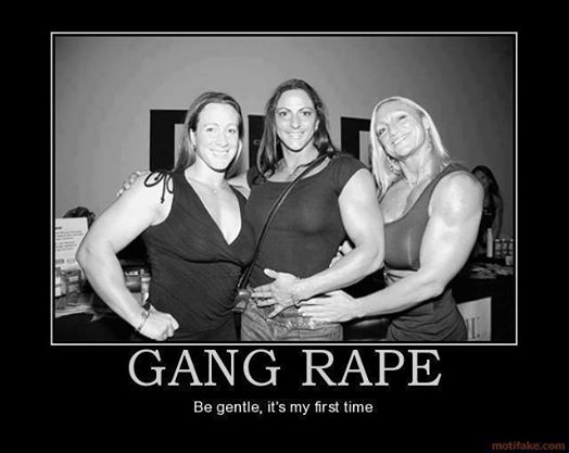 Female gang rape joke