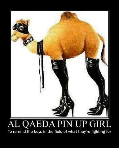 Al Qaeda pin up girl