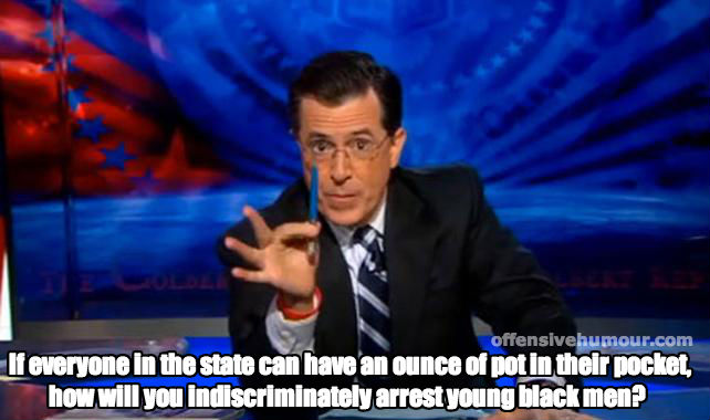 Stephen Colbert on Colorado pot law