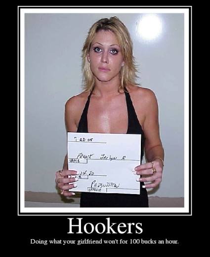 Hooker demotivational poster
