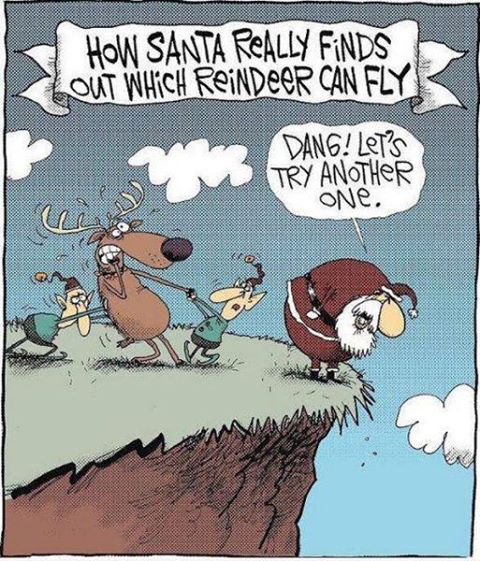 How Santa recruits his reindeer