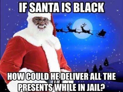 If Santa is black