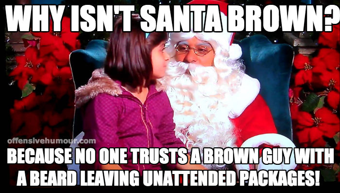 Why isn't Santa brown?
