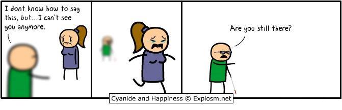 Cyanide and Happiness - Blind man