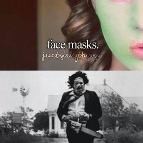 face masks just girly joke