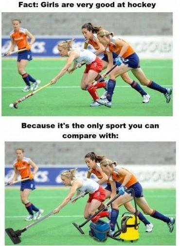 Why women are good at field hockey